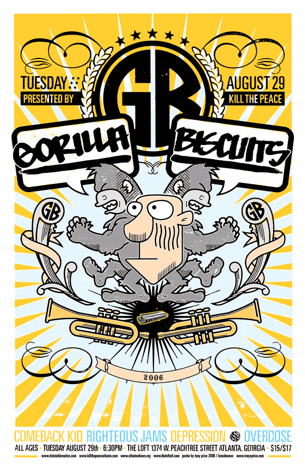 Gorilla Biscuits Poster