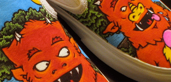 Monsters & Ice Cream, commissioned by Vans for a store in northern California